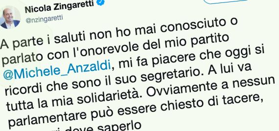 Anzaldi, nel suo piccolo