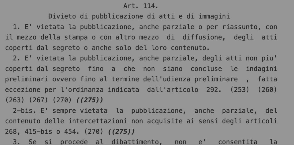 Trent'anni col bavaglio, e non ce ne siamo accorti